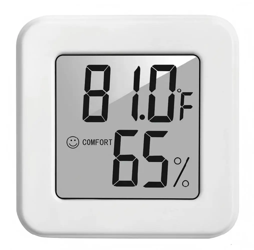 Digital Thermometer Hygrometer Indoor Room Temperature LCD Electronic Humidity Meter Sensor Gauge Weather Station For Home