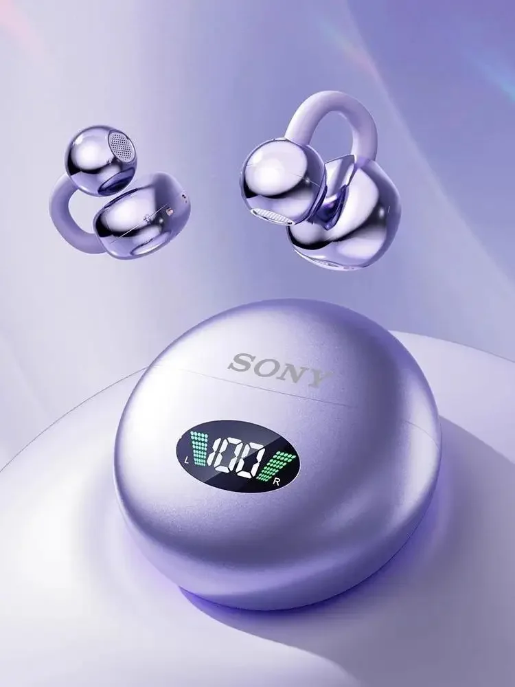 Oryginalne słuchawki bezprzewodowe Sony Open Ear Q88 z klipsem na ucho, redukcją szumów ENC, zestawem słuchawkowym Bluetooth 5.4, połączeniami HD, sterowaniem dotykowym, kompatybilne z Androidem i iOS. — zdjęcie produktu 7