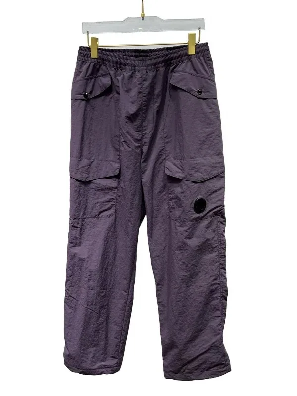 

Topstoney Casual Pants Men's Loose Outdoor Workwear Sle Multi-ket Straight Leg Long Trousers Polyester Fiber