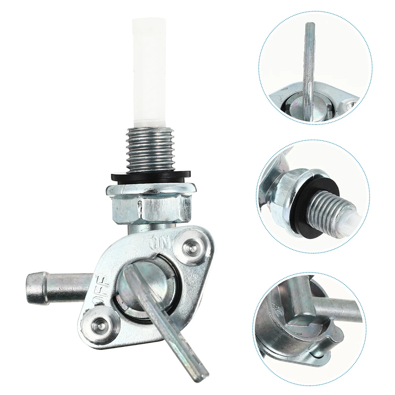 

Бензобак, топливный переключатель в сборе, цинковый сплав, пластик, нержавеющий топливный запорный клапан, кран генератора