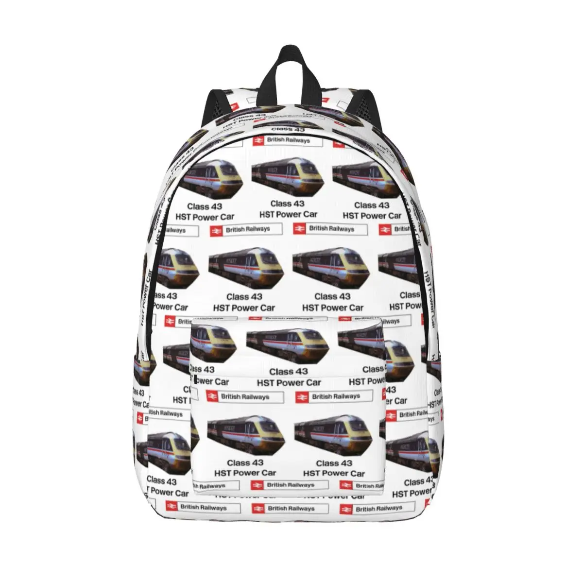 

British Rail Class 43 Intercity 125 High Speed Train Power Car Backpacks Boys Girls Bookbag Travel Rucksack Children School Bags