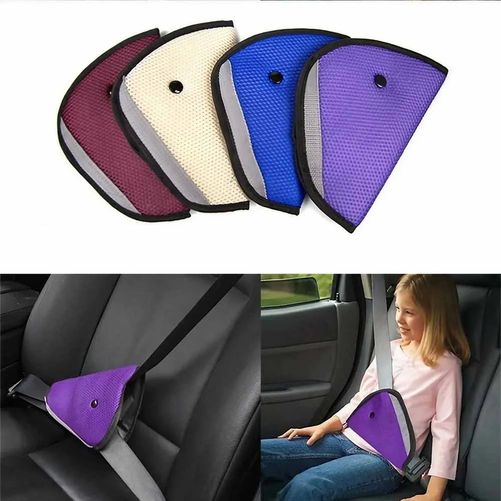 1PC/2PCS Car Child Safety Cover Shoulder Strap Adjuster - Child Seatbelt Clip, Kids Seat Belt Positioner