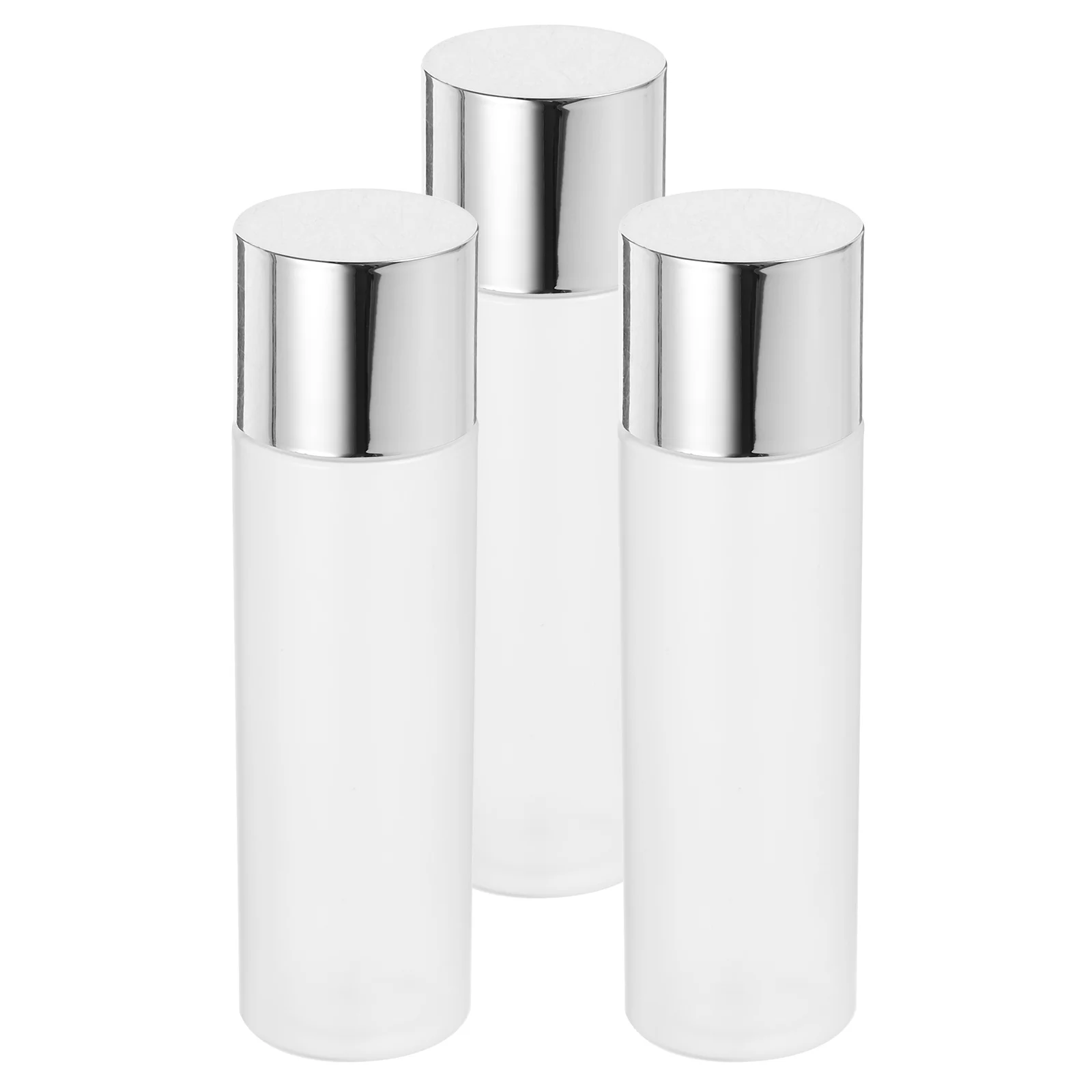 

3pcs 120Ml Refillable Empty Bottle For Travel Toiletries Lotion Makeup Sub Packaging Leak Proof Dispenser Emulsion
