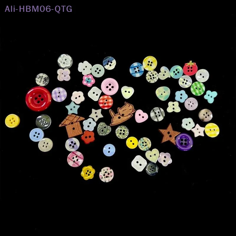 [New] NEW 10pcs Randomly Diy Scrapbooking Cute Sewing Button Clothing Accessories