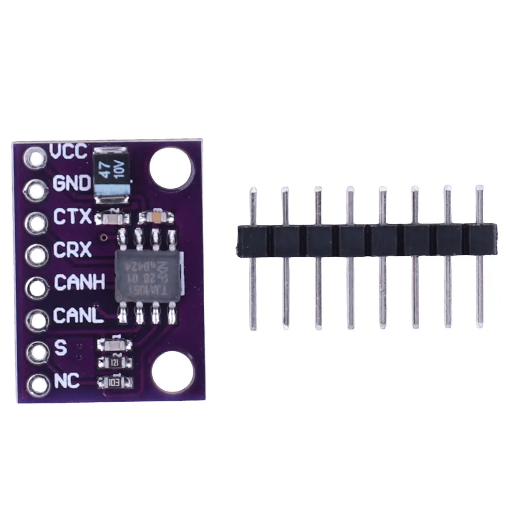 TJA1051 CAN Transceiver Module 1Mbit/s CAN Transceiver Breakout Board 3V- 5V CAN Network Module Low Power Consumption