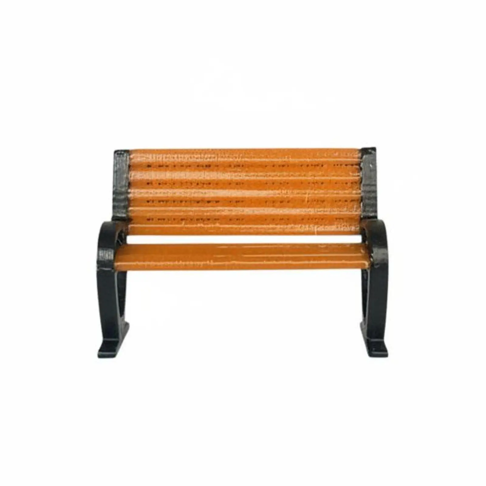 Lifelike Park Bench Model Resin Miniature Furniture Scenery Accessory for 1 64 Scale City Diorama and Train Scene