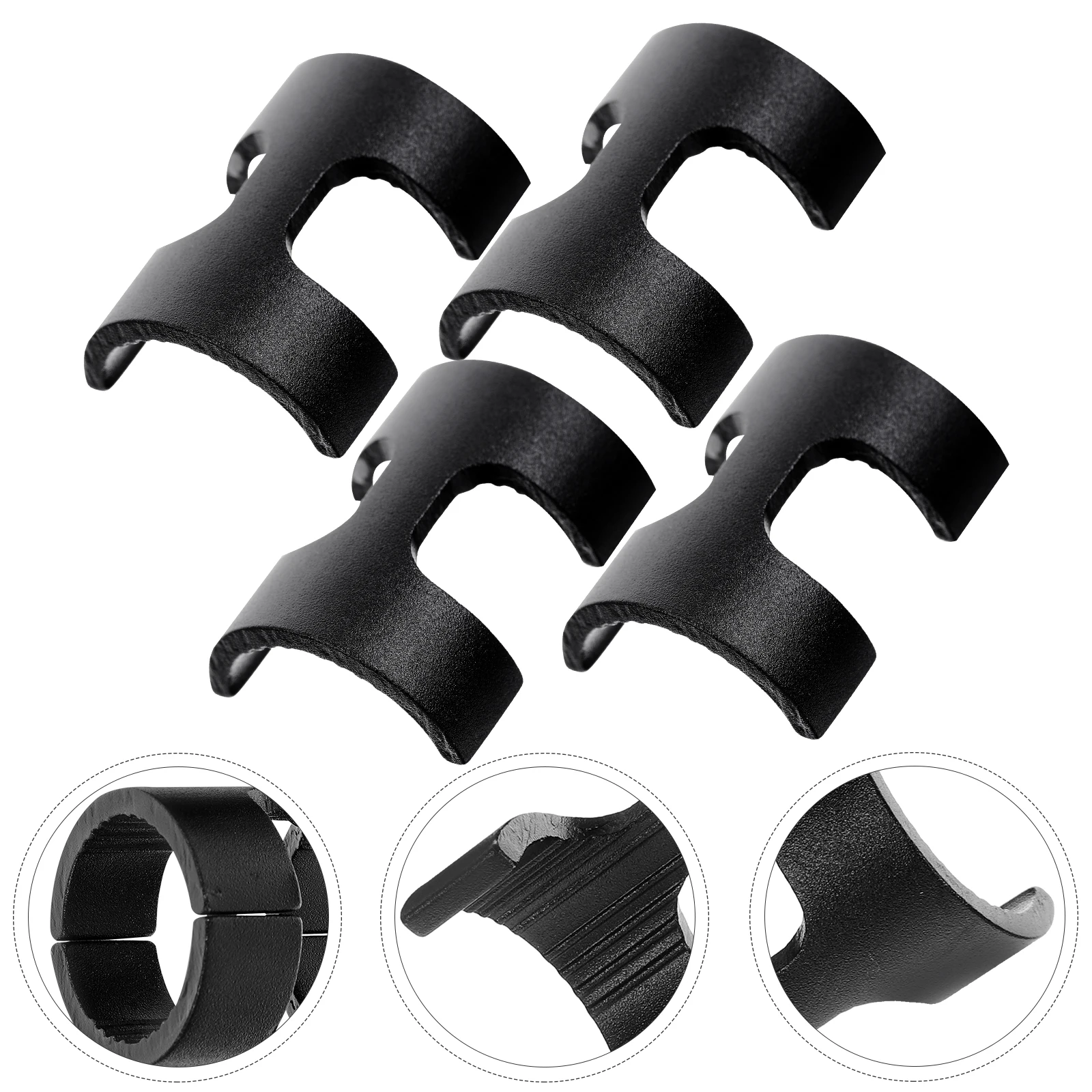 

4pcs Aluminum Alloy Bike Handlebar Spacers Conversion Shims Bicycles Accessories Stem Reducer Clamp For Mountain Road Cycling