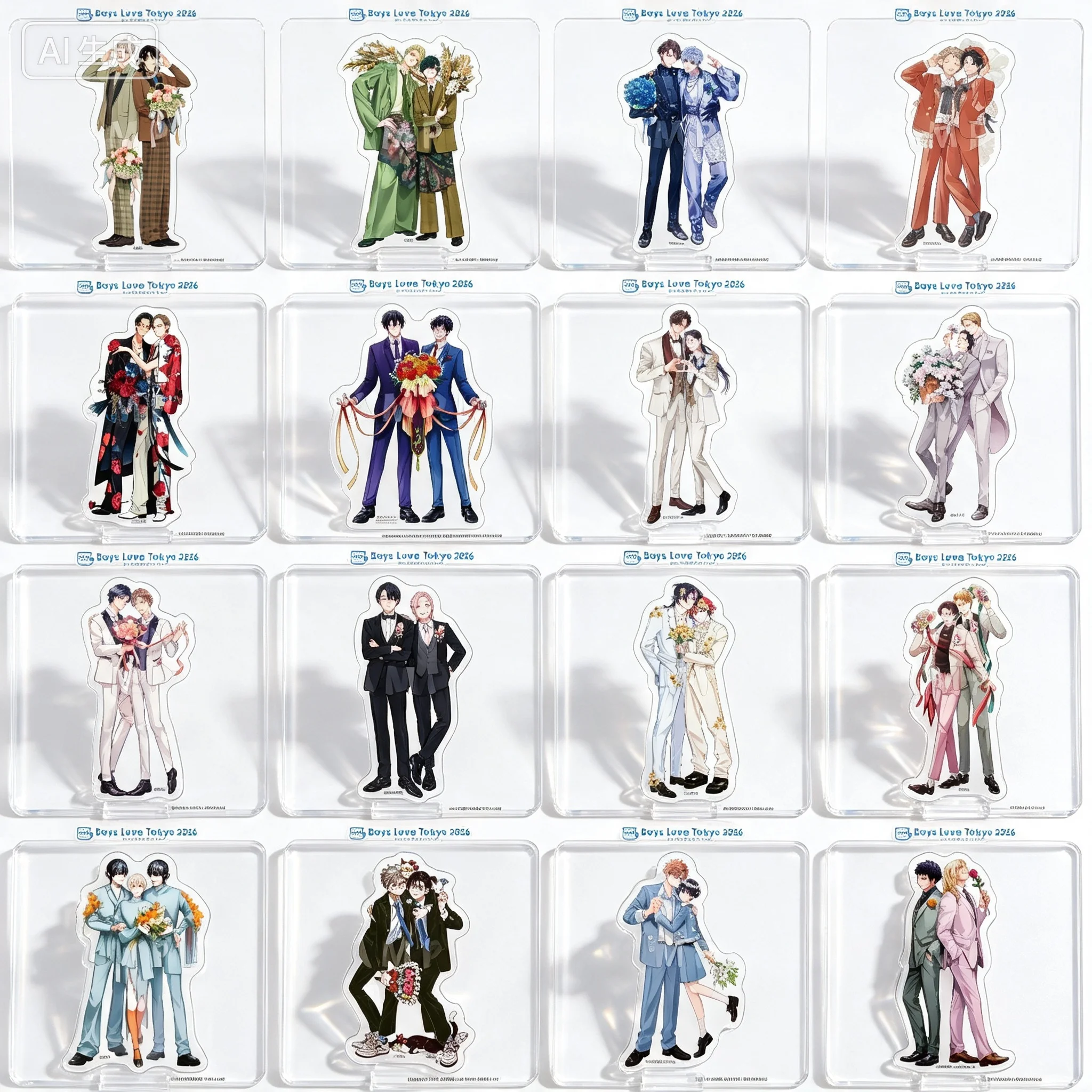 Boys Love Tokyo 2026 Keiji Sendo Yuto Izumi Shumei Sasaki Yoshikazu Miyano Acrylic Stand Model Plate Keychains Desktop Ornament