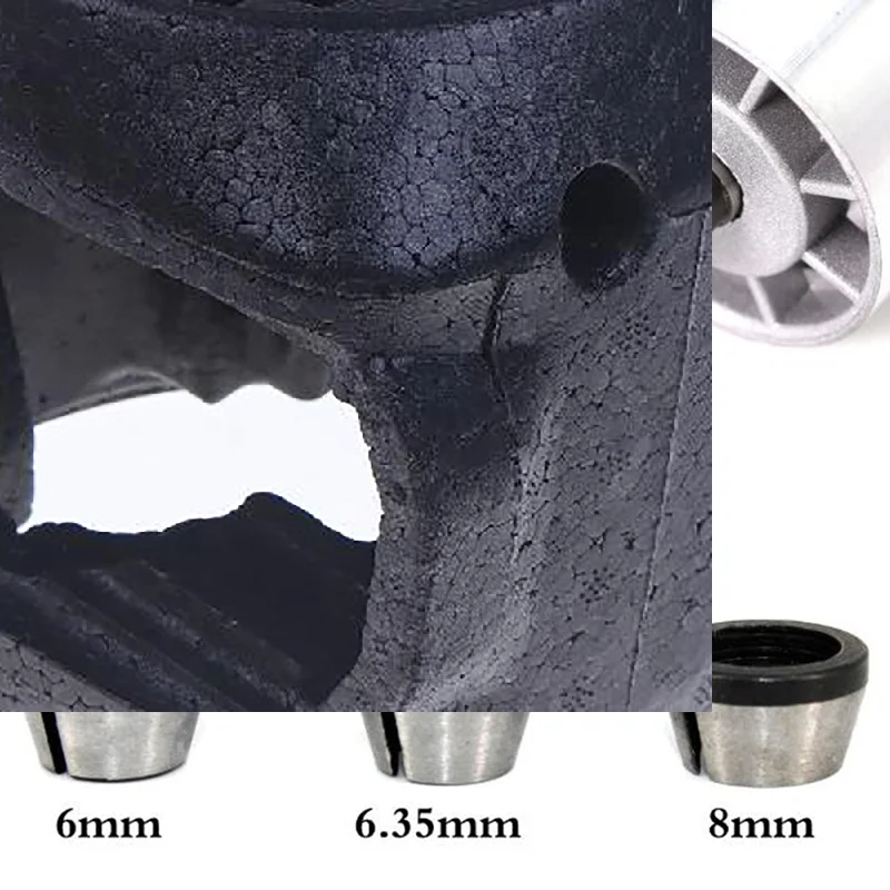 

3 шт./лот 6 мм/6,35 мм/8 мм высокоточный адаптер с цанговым хвостовиком фрезерный инструмент