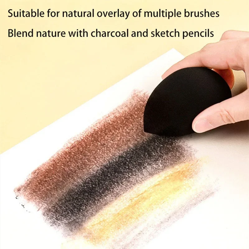 Ultra Soft Artist Painting Pastel with Rubbing Tools Kit Sketch Toner DRY WET Graphite Charcoal Drawing Color Sketching Powders