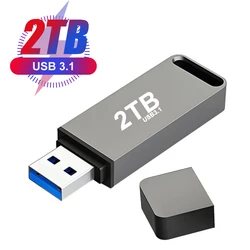 100% 정품 USB 3.1, 금속 펜 드라이브, 고속 메모리, USB 플래시 드라이브, 512G 펜드라이브, Cle USB 스틱, 2TB, 1TB, 무료 배송 선물