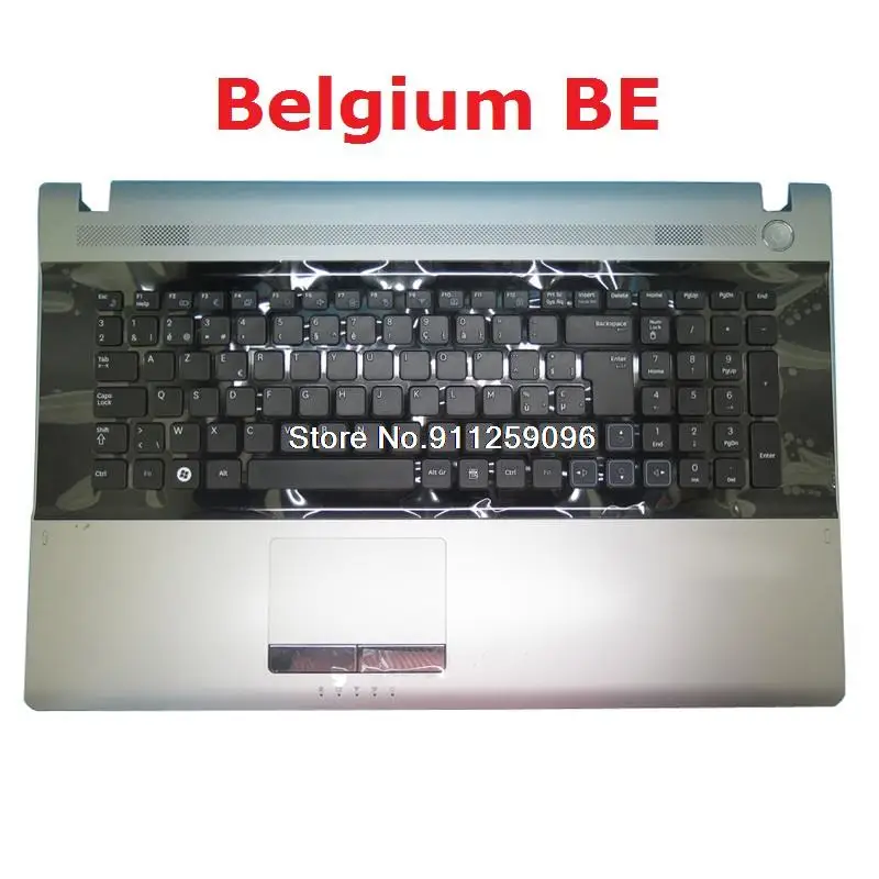 Laptop PalmRest&keyboard For Samsung RV711 RV711I RV720 RV720I Spain SP Italy IT Belgium BE Upper Case With Touchpad New