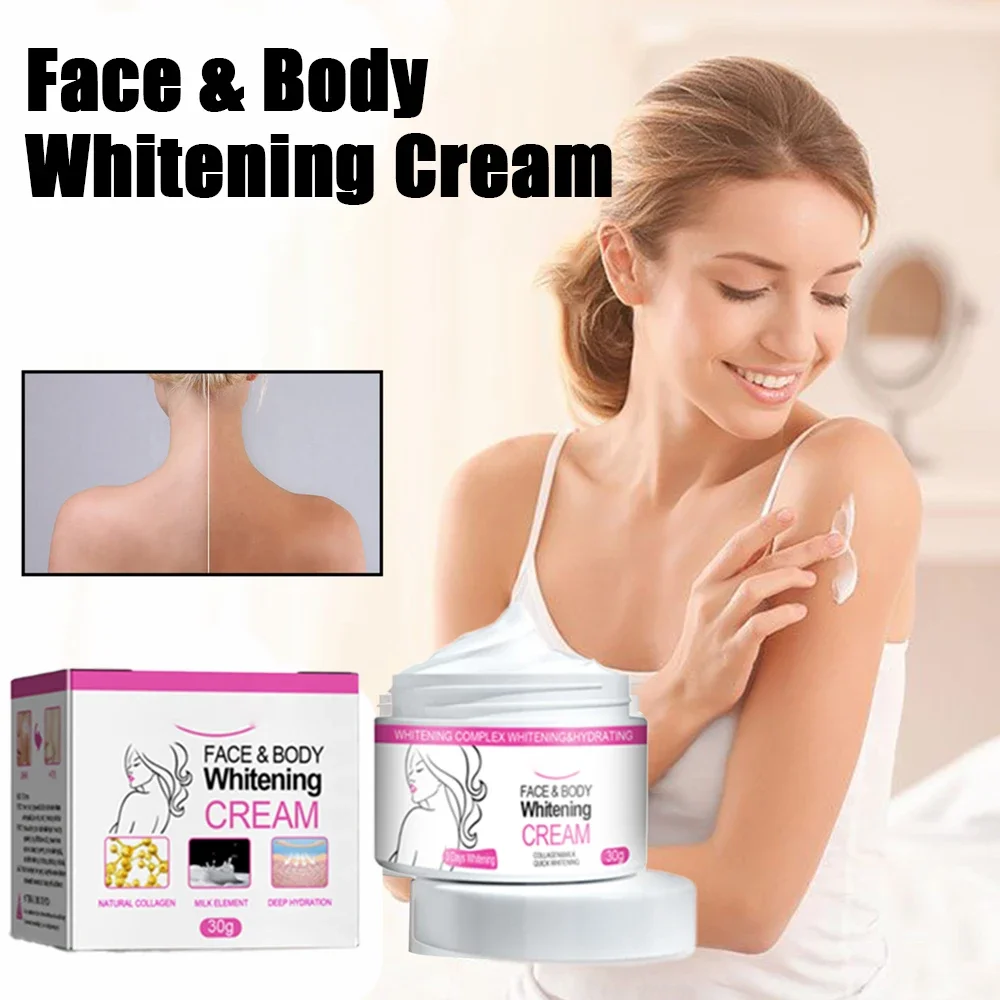 Body Whitening Cream Armpits Inner Thighs Elbow Bleaching Joint Brightening Whitening Cream Removes Melanin