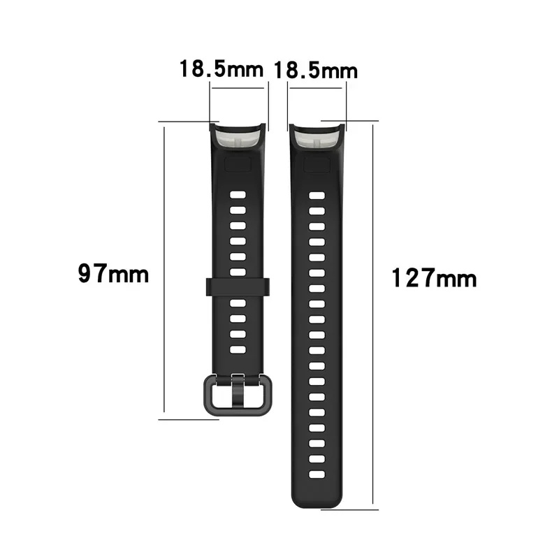 Replacement Watch Band for HUAWEI Band 4 Honor Band 5i Smart Watch Soft Sports Silicone StrapAccessories
