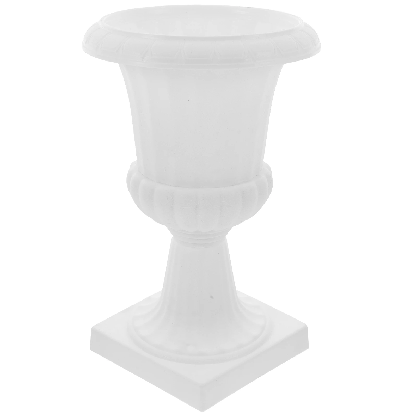 

White Indoor Planter Plastic Roman Planter Garden Succulent Container Front Porch Removable Flower Pot Wedding For Outdoor