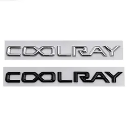 COOLRAY letter badge car stickers For Geely coolray refitted black personalized logo rear boot label trunk side door parts