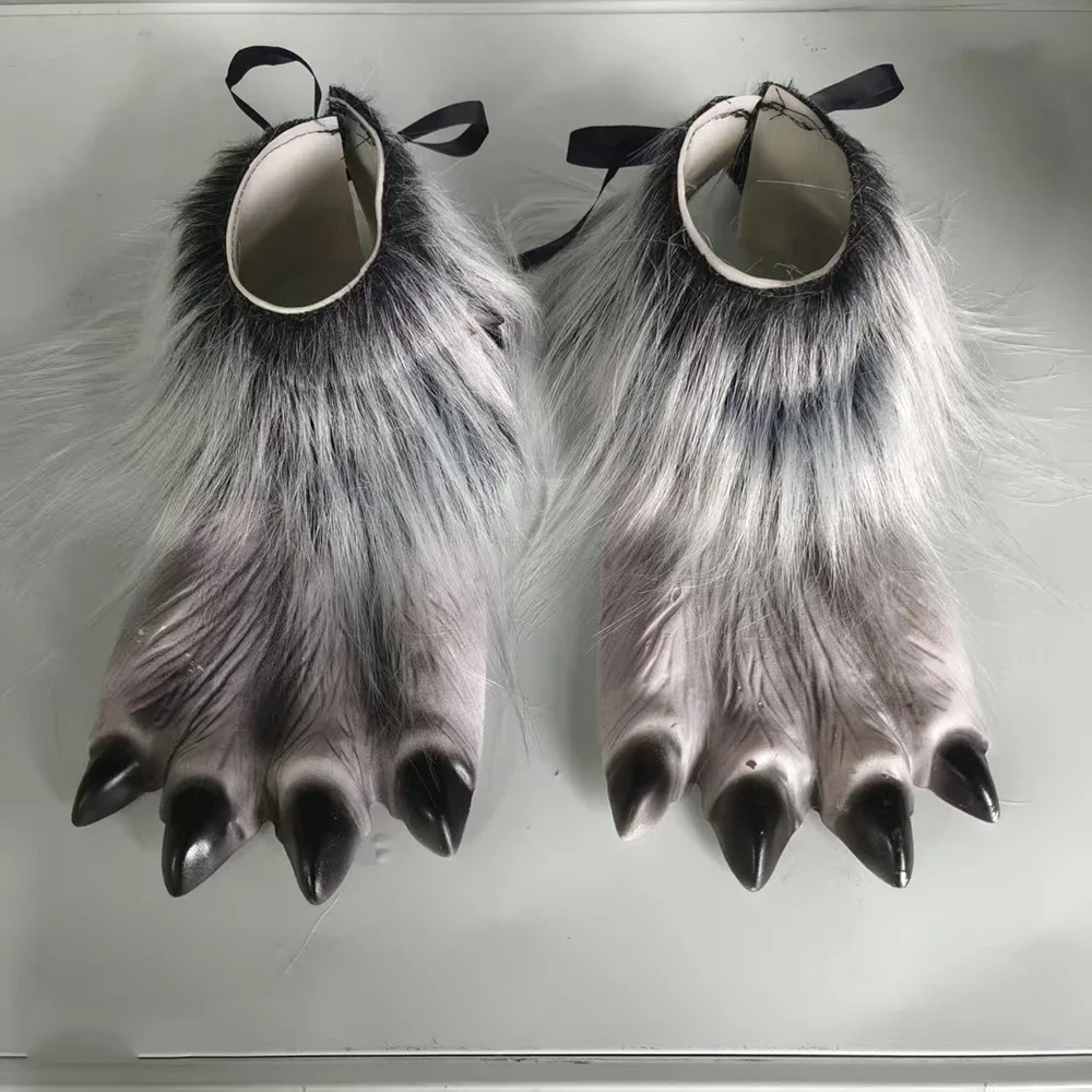 Déguisement Loup-Garou Peluche – Tête, Griffes et Pieds – photo 10