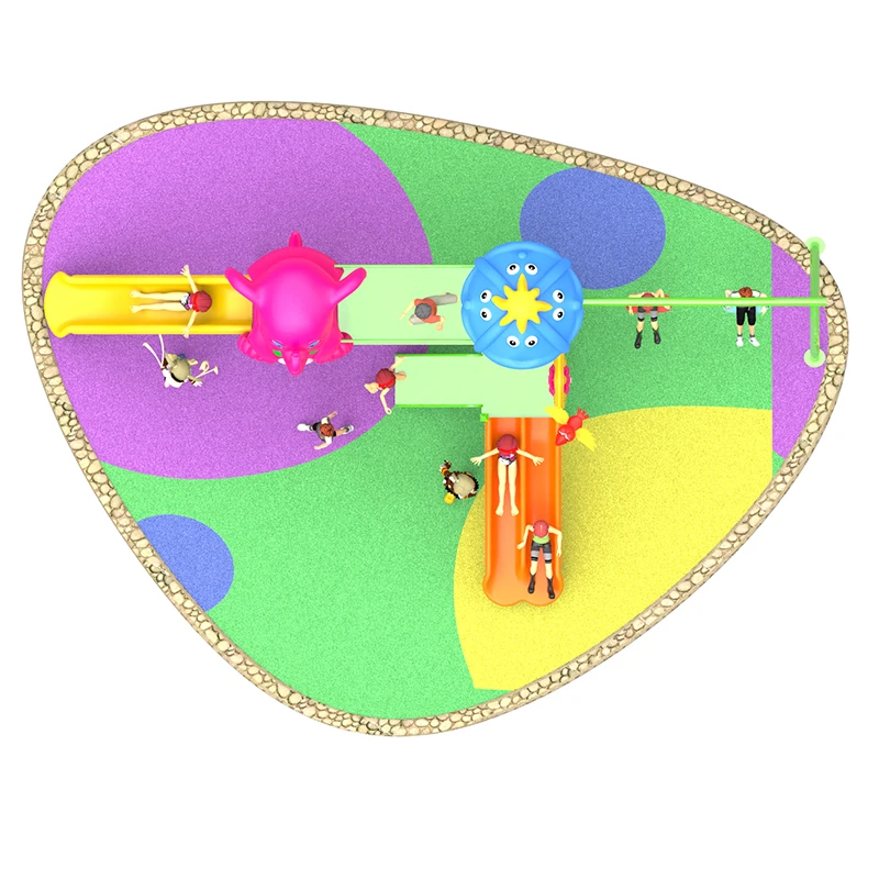 YTYIN بالجملة الأطفال ملعب صغير الشريحة والأرجوحة مزيج الاطفال ملعب في الهواء الطلق للفناء الخلفي #2