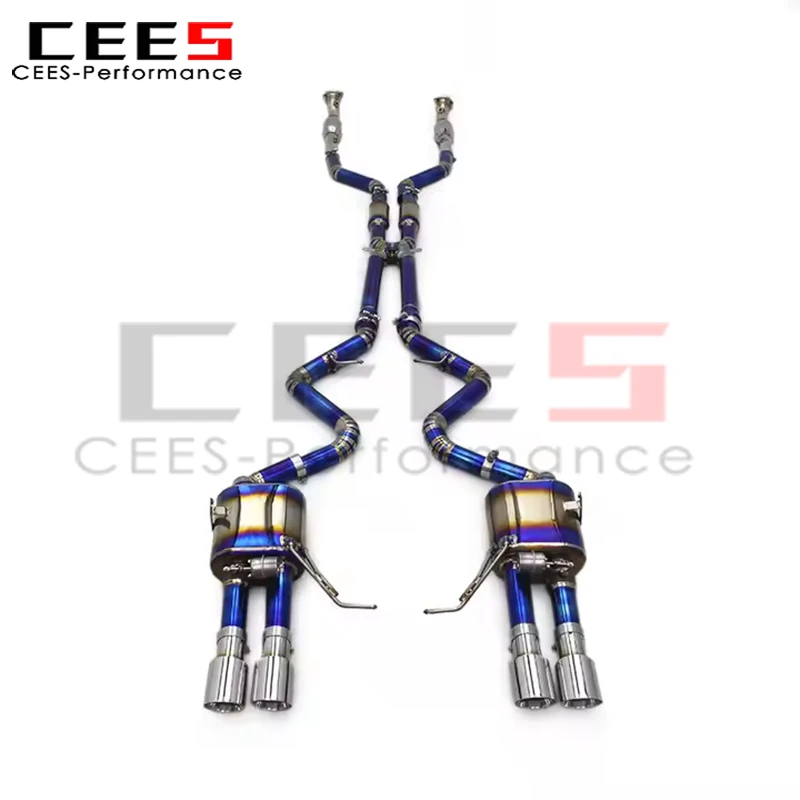 cees Titanium Performance Catback Exhaust for BMW M3 E90/E92/E93 4.0L 2007-2013 Car with Catalyst Muffler Exhaust Pipes System