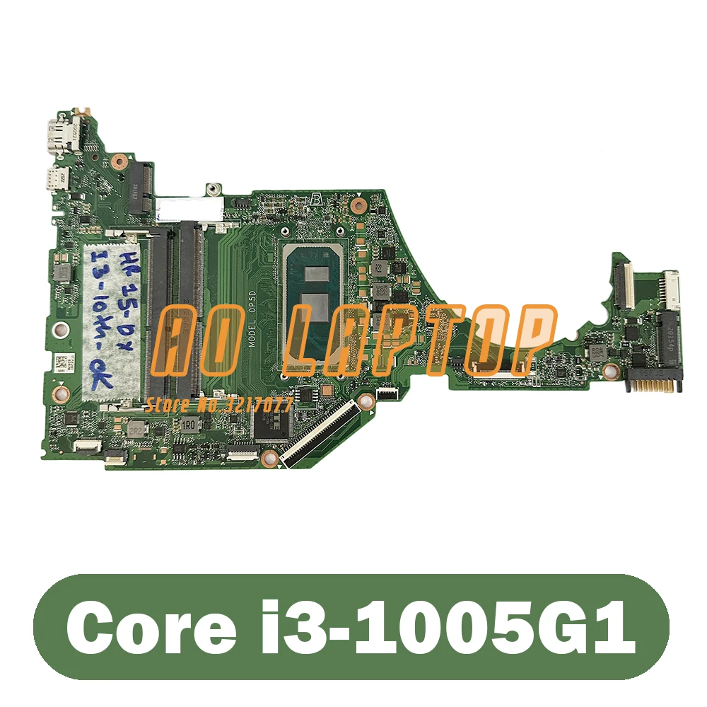 Refurbished For HP Notebook 15-dy 15S-FQ Mainboard DDR4 DA0P5DMB8C0 0P5D Core i3-1005G1 Laptop PC Motherboard