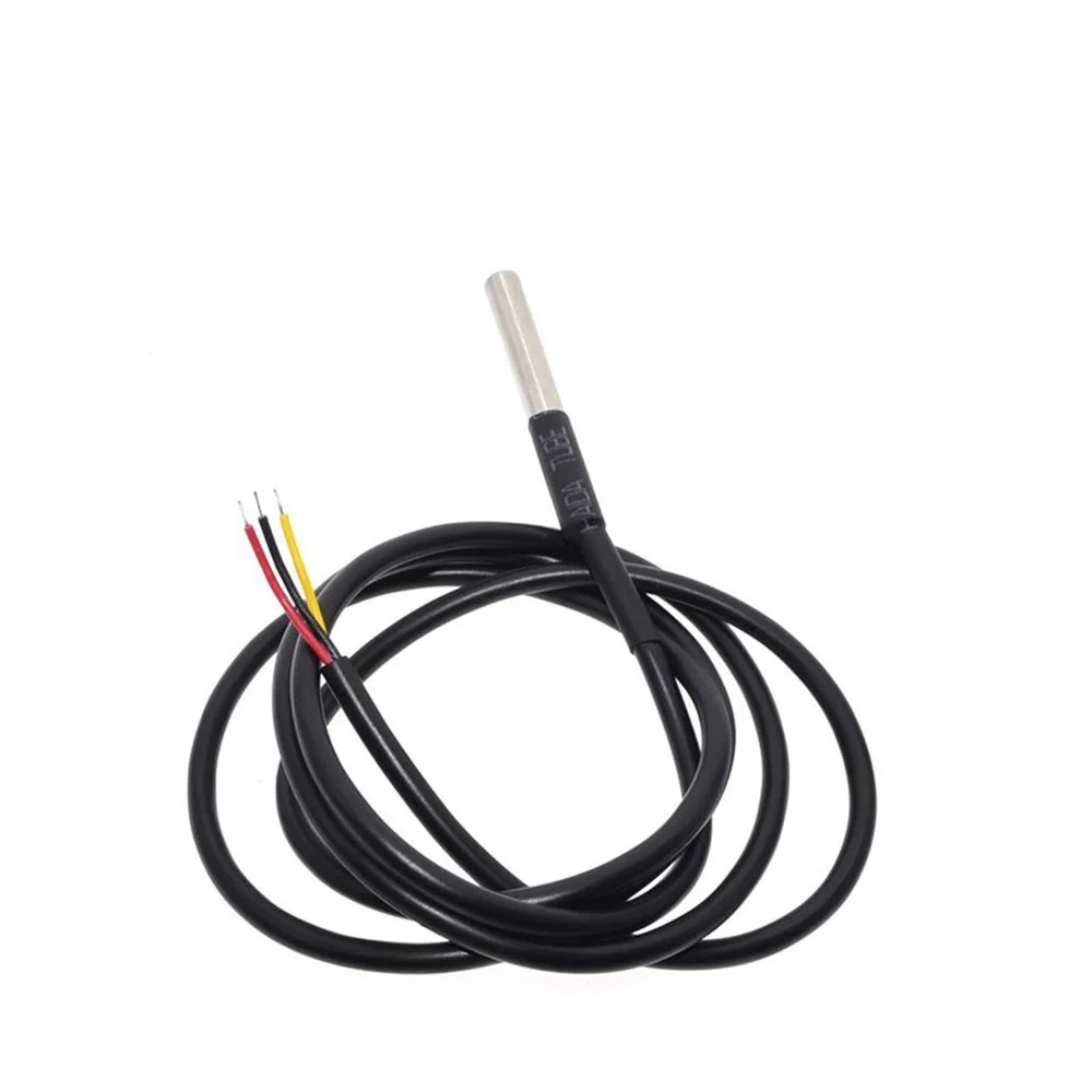 XZG DS1820 Temperature Sensor Waterproof DS18b20 Temperature Probe 1M 2M 3M 5M Temperature Sensor 18B20 For Arduino DIY Kit 
