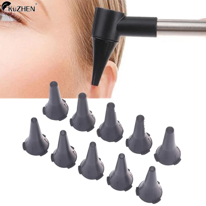 5PCS Medical Reusable Otoscopio Non Disposabe Speculum Otoscope Tip Accessory Parts Ear Nozzle Specula Cone for Otoscope