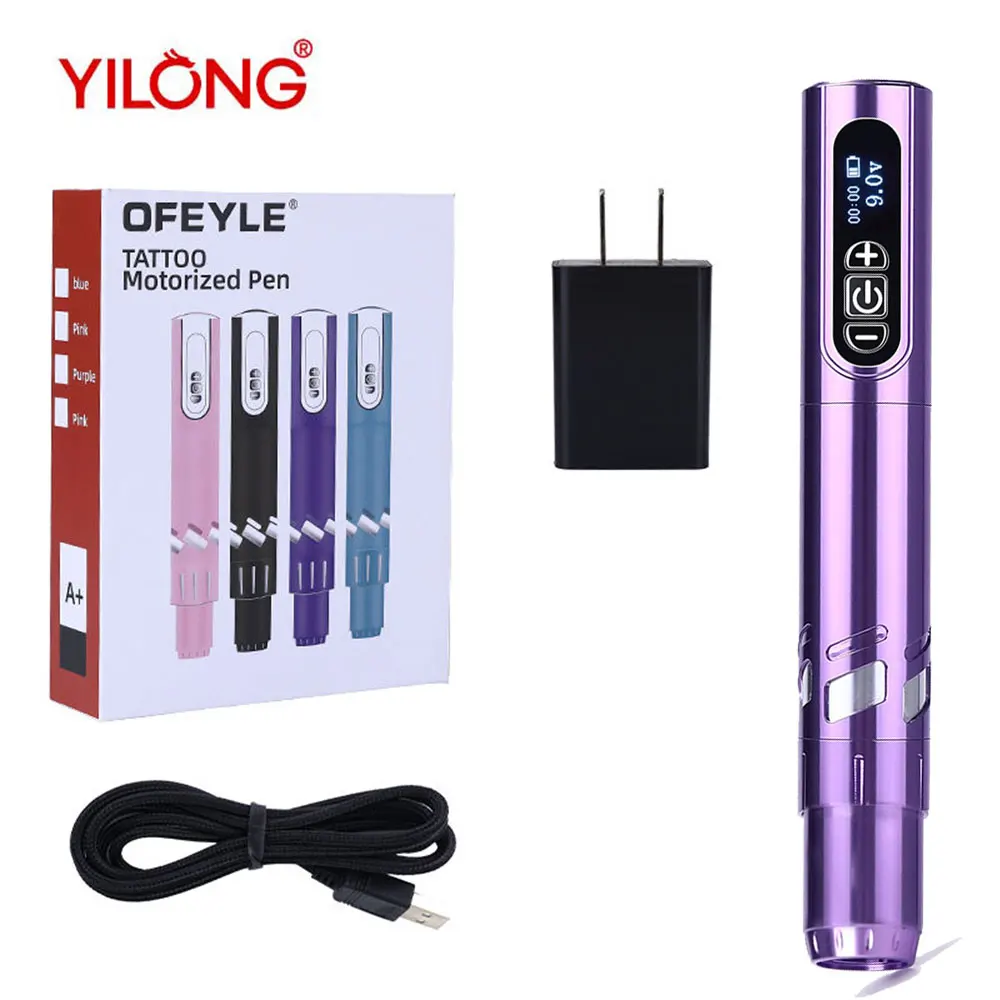 

Rechargeable Dual Battery Rotary Wireless Pen Tattoo Machine Equipment for Tattoo Artists Machine