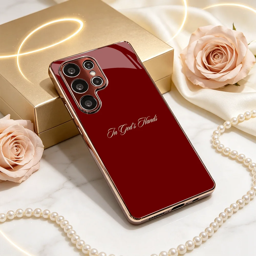 Hand of Fate Phone case Exquisite Glass phone case for Samsung GalaxyS26 S25 24 23 22 21 Plus/Ultra/FE shockproof back cover