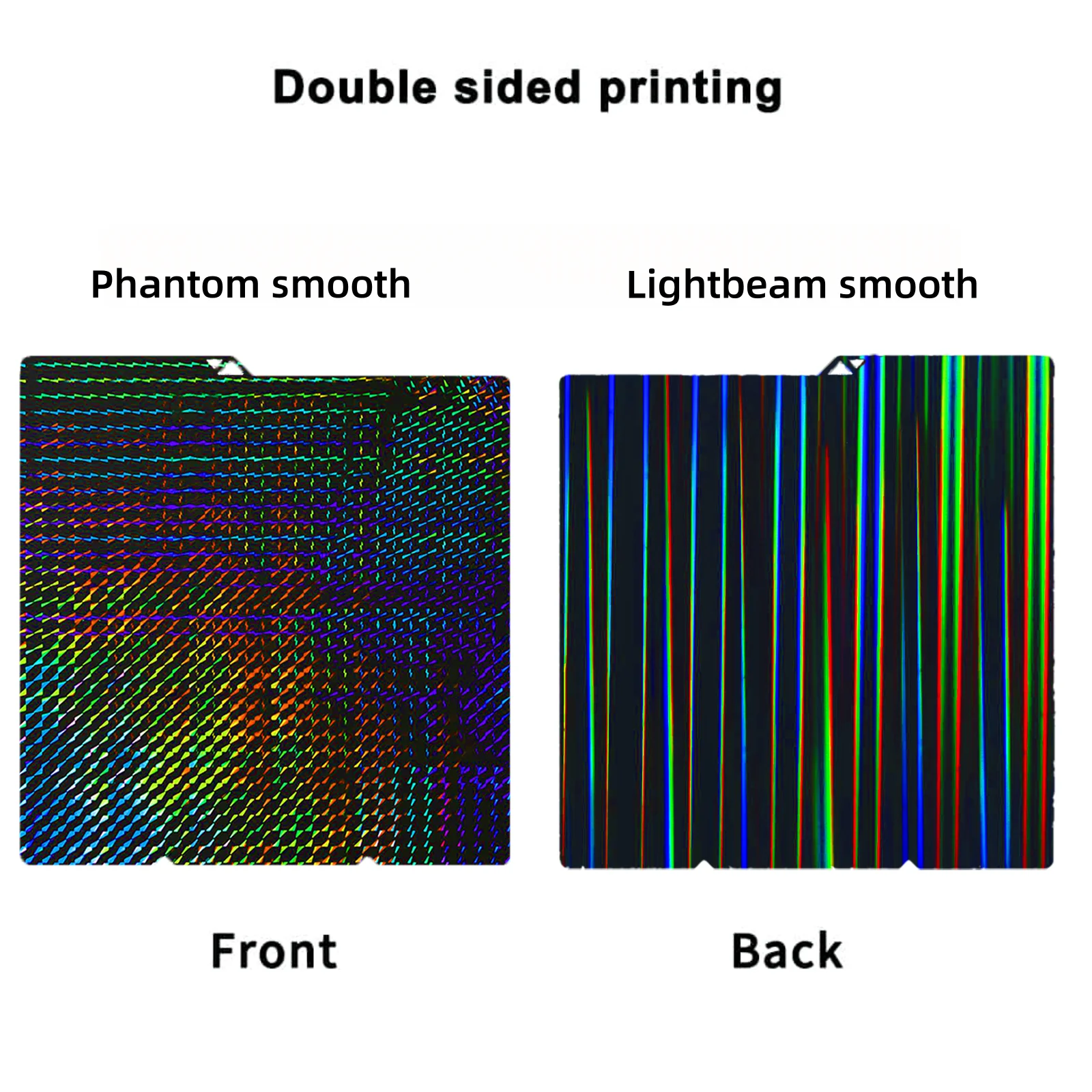 For Anycubic Kobra S1 Plate Pei Sheet 264x276mm Textured Kobra X Combo Build Plate Double Sided PEO PET Kobra S1C build Plate image 3