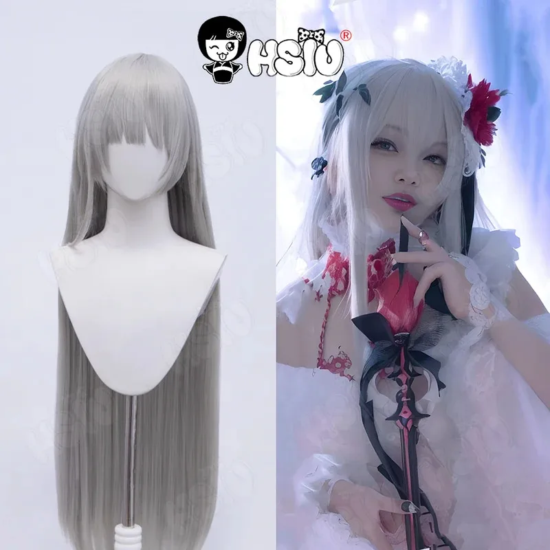 

Path to Nowhere Cosplay Wig Cocolic Cosplay Wig HSIU 100CM Silver Long hair Synthetic Wig+ Wig Cap Path to Nowhere Wig