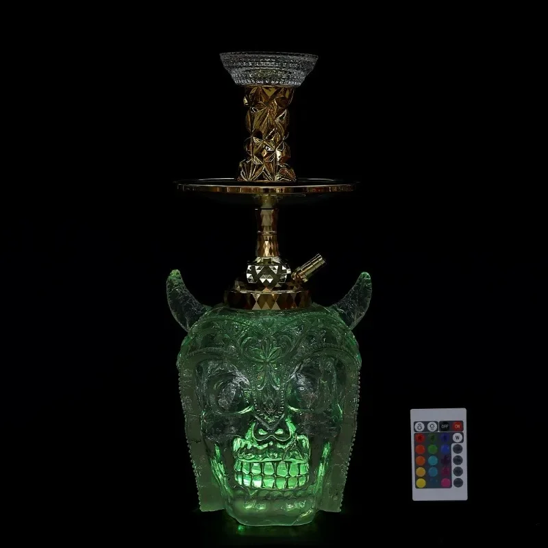 

Shisha crystal skull warrior character modeling craft resin