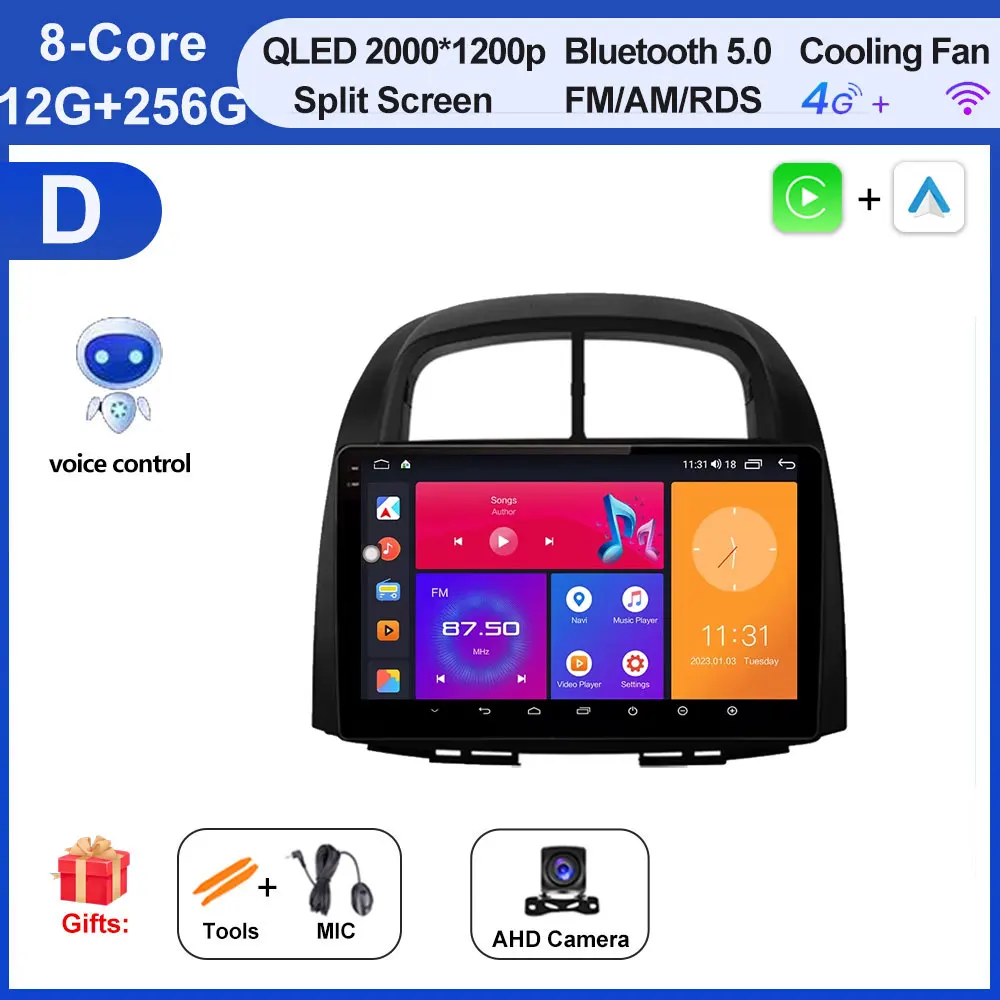 Draadloze CarPlay Android Auto Radio Auto Multimedia GPS Video Voor Subaru Justy Toyota Passo Daihatsu Boon Sirion 2007-2013 tool