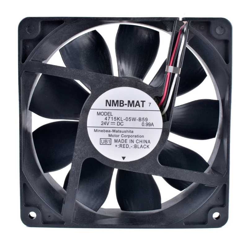 COOLING REVOLUTION 4715KL-05W-B59 12CM 120mm 12038 24V 0.99A Double ball bearing air volume inverter server IPC cooling fan