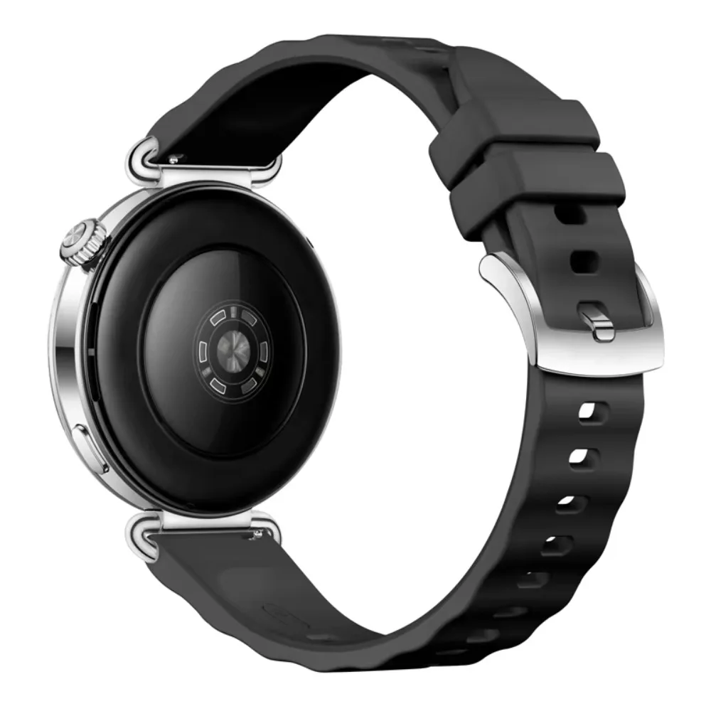 18mm Wave Silicone Strap For Huawei Watch GT7 GT6-5-4 41mm Xiaomi Watch S4 41mm Adjustable Band For Garmin Venu 4 41mm Accessory