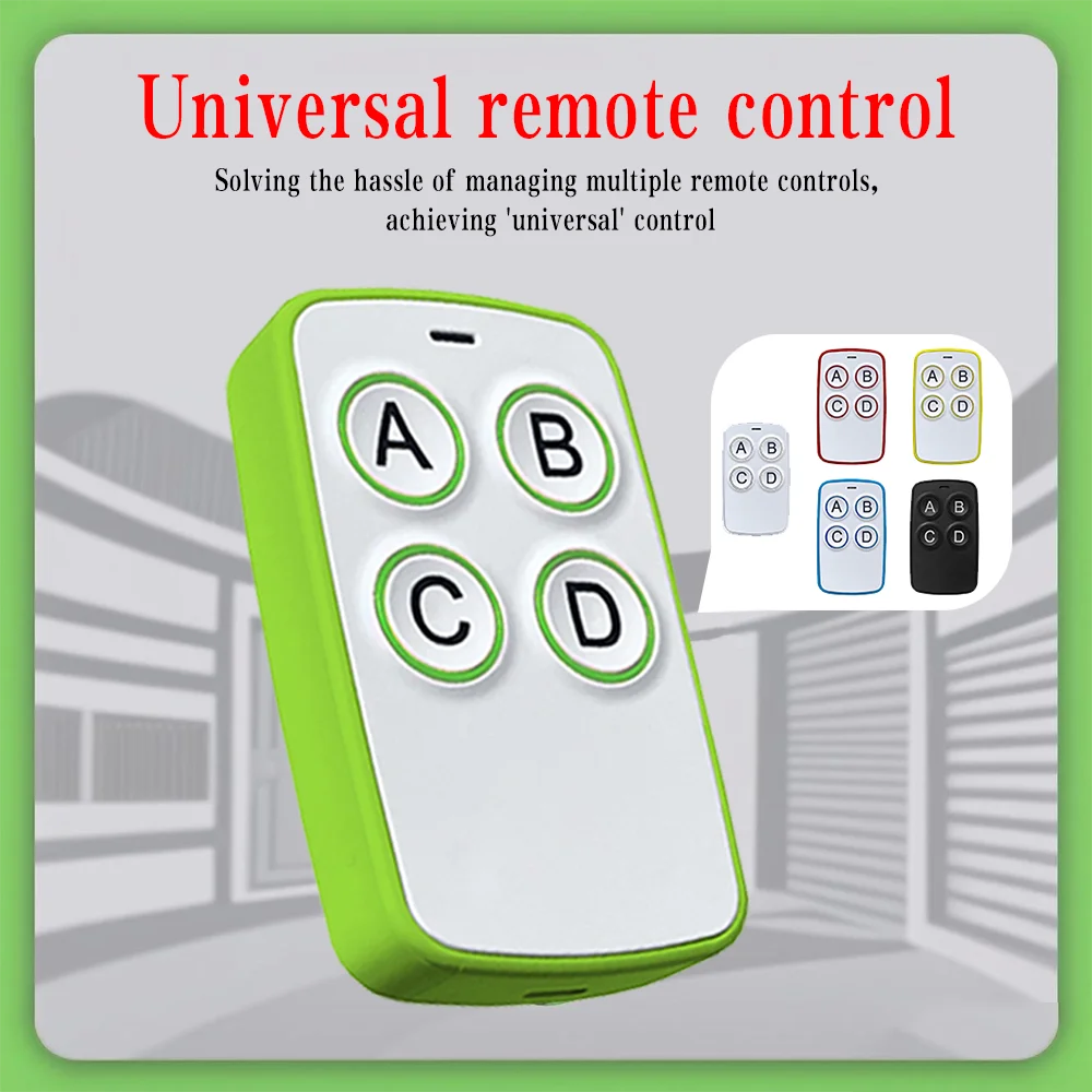 

Universal Garage Door RF Remote Control Duplicator 280-868MHz Code Grabber Clone 433.92MHz Gate Key Fob Command Hand Transmiter