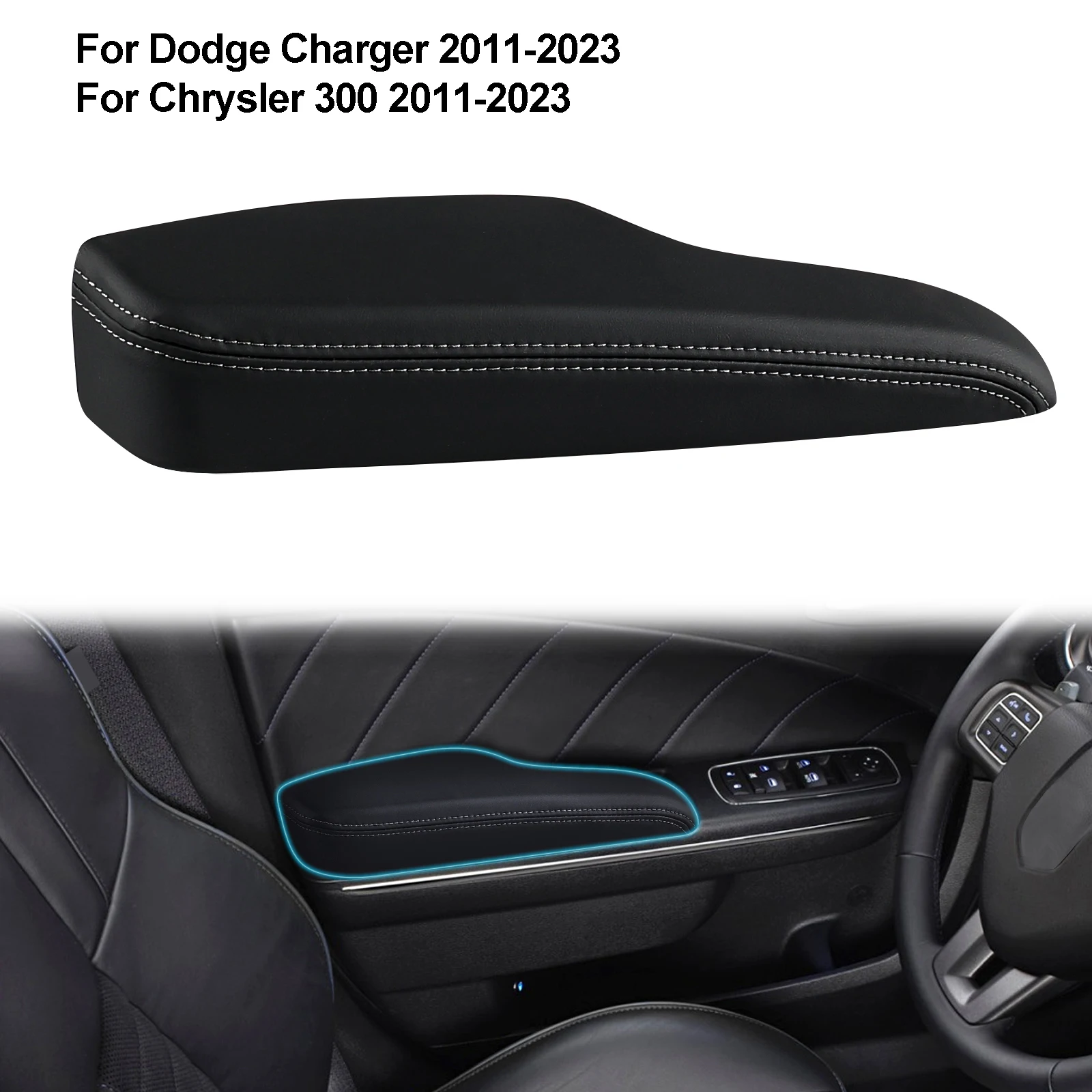 1 PCS For Dodge Charger 2011-2023 Front Left Right Side Interior Door For Chrysler 300 Inner Door Handle 1WK36DX9AA 1WK37DX9AB