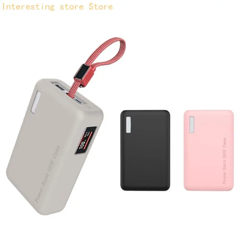 Schreibtischlade-Powerbank-Hülle für 20000 mAh 55 W PB545 Powerbank, Silikonhülle mit weichem Griffflächenpolster 55KC – Detail 10