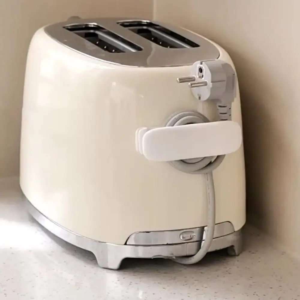 

2 PCS Practical Silicone Cord Wire Organizer Self-Adhesive Placement Rack Cord Hooks Wrap Clips Appliance Stand Office