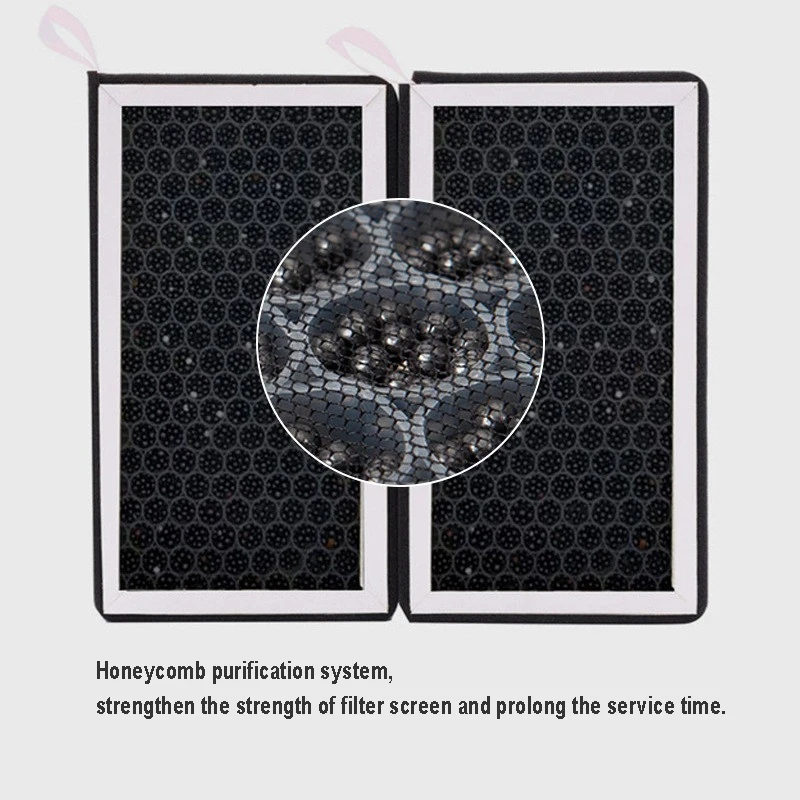 عنصر فلتر اكسسوارات السيارات الأصلي لطراز 3/Y HEPA الكربون المنشط PM2.5 تصفية التعقيم إزالة الروائح Tesla #3