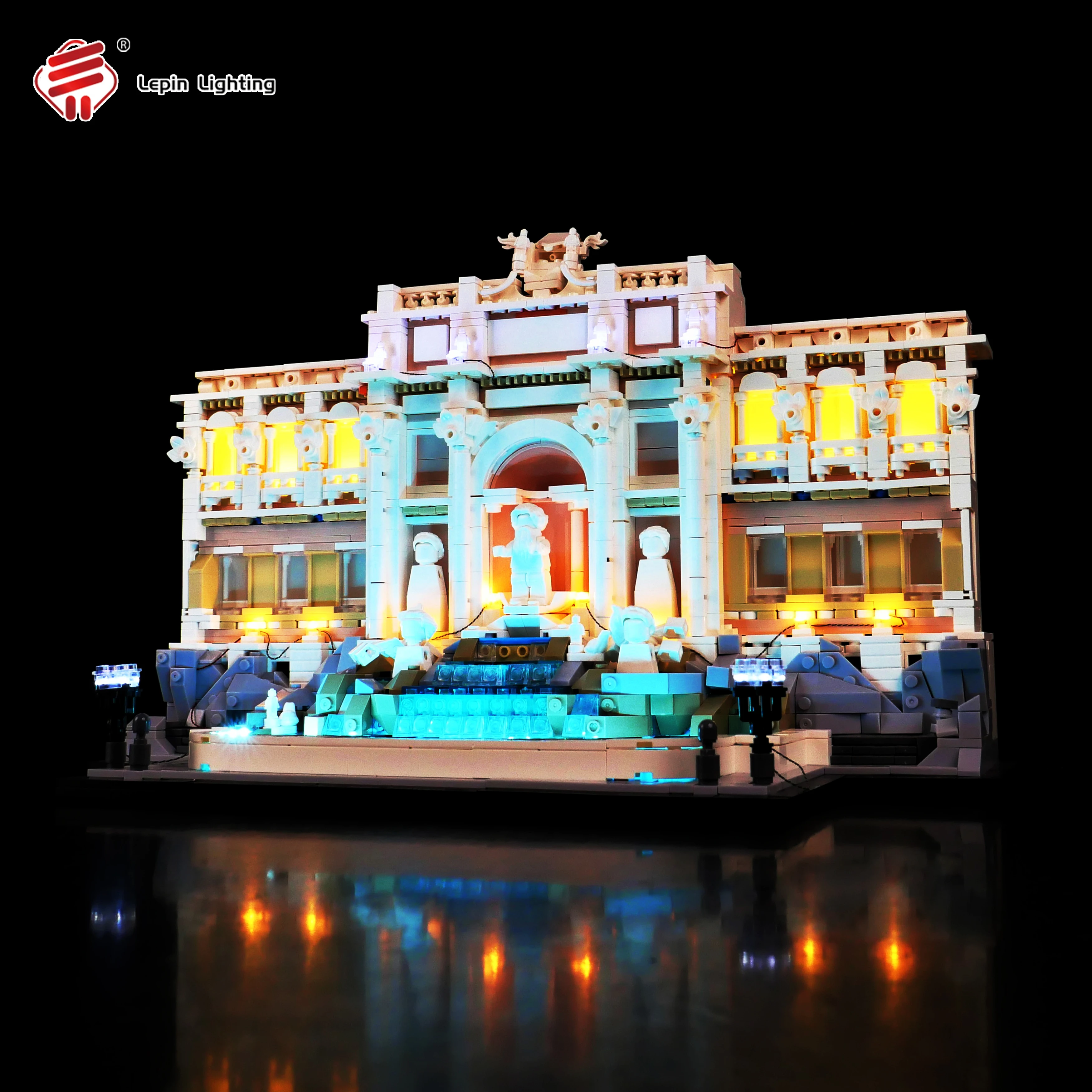 Kit de luz LED DIY Compatible con fuente de deseos mágica 21062, modelo de bloques de construcción, juego de iluminación con Control remoto, regalo de exhibición