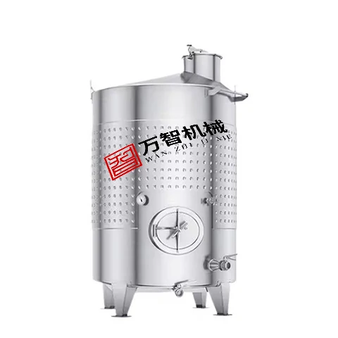 The Stainless Steel Beer Fermentation tank of the Brewery Is Wear-resistant and Corrosion-resistant