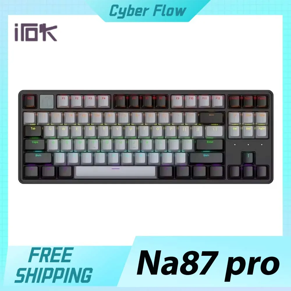 Irok Na87 pro  Mechanical Keyboard Magnetic Switch Hotswap E-Sports Gaming Keyboard Customized PC Accessories Office Gaming Gift