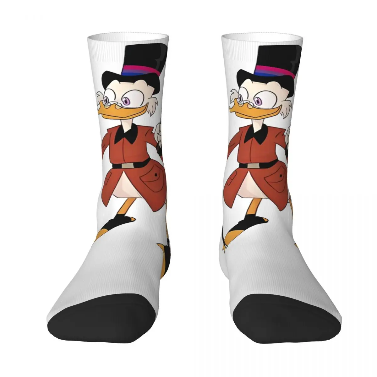 البخيل McDuck العم الجوارب دونالد داك مضحك الكرتون مضحك جوارب للجنسين في الهواء الطلق الجوارب الشتاء نمط المضادة للبكتيريا الجوارب