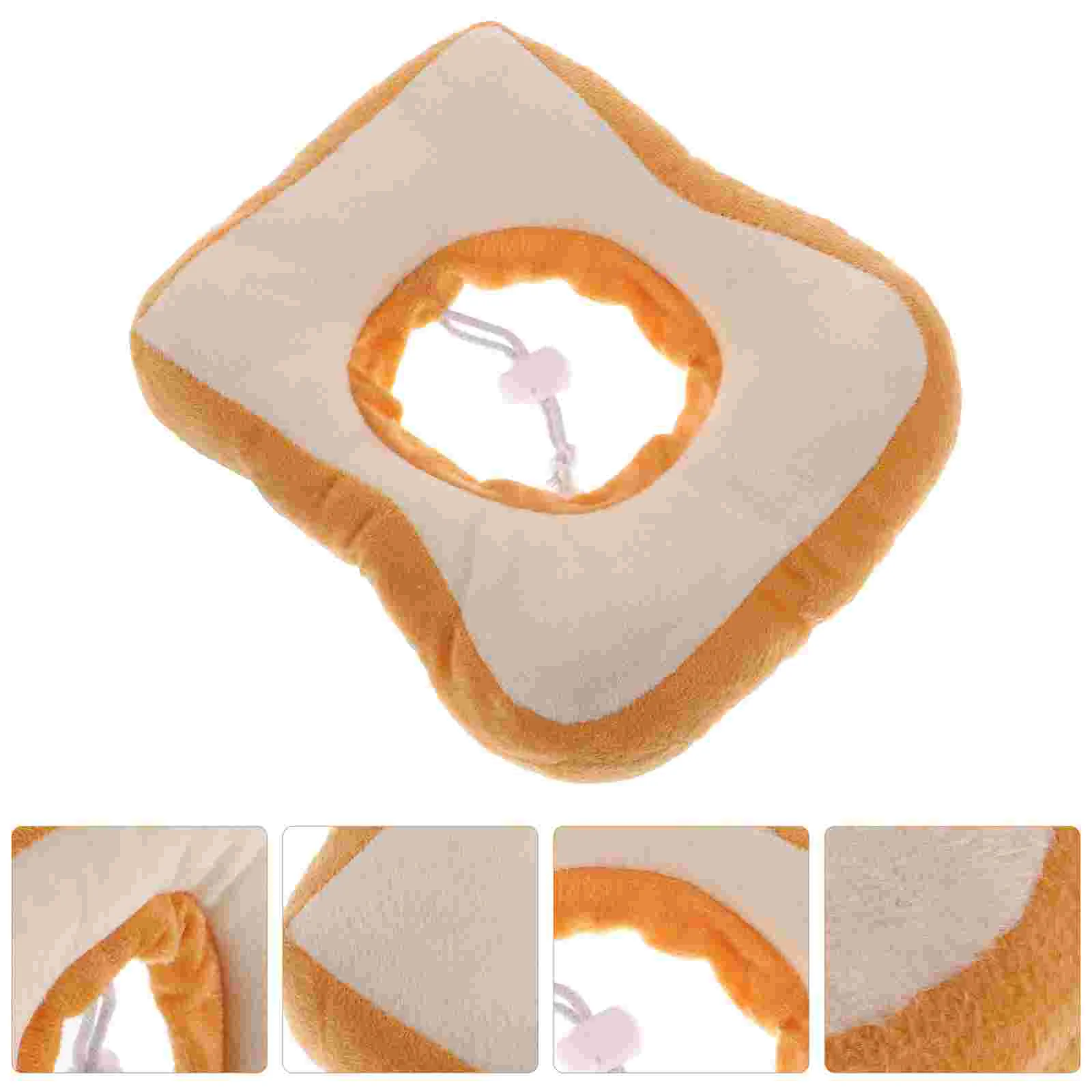 Collar Soft Dog Cone Small Decorative Cat Pet Bread Shape Anti Licking Cervical Spine