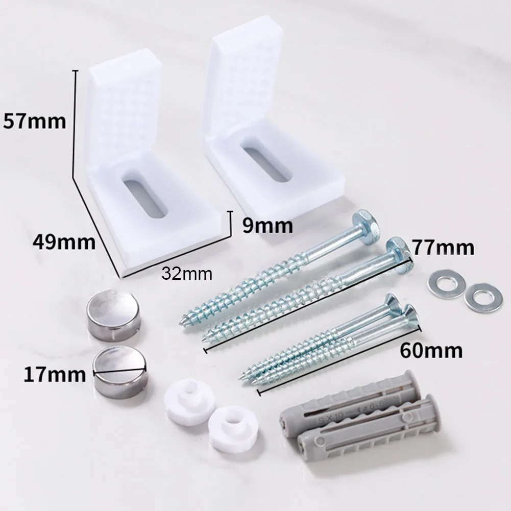 Bidets Screws Toilet Foot Mounting Half Pedestal Basins L-shaped Pan Bidet Anchor Bolts Set Kit Repair Fixings High Quality