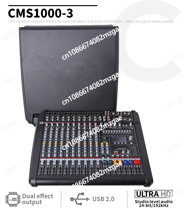 CMS600-3 Mixer Professional 99 Dual Reverb Effects Stage Special Mixer