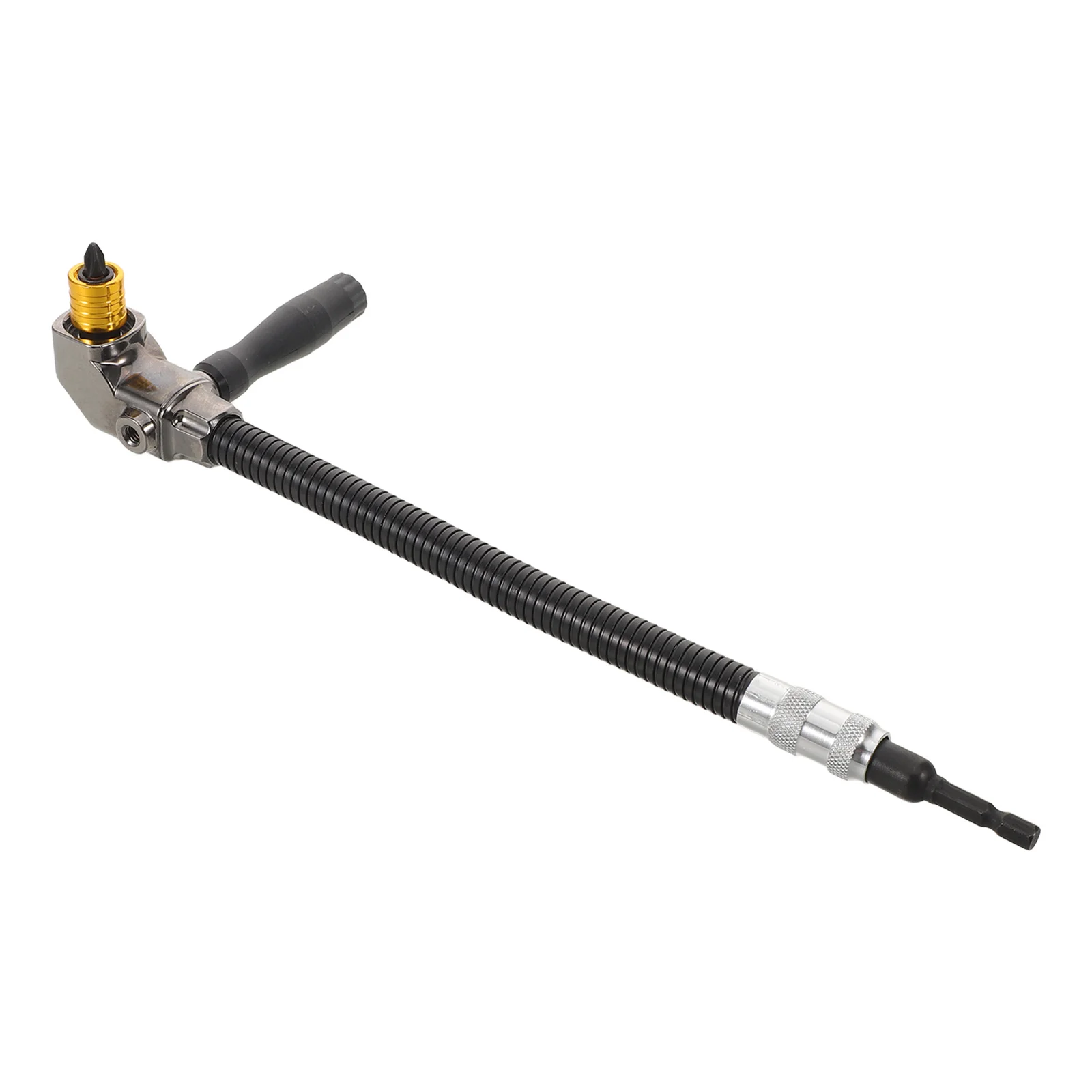 

Electric Drill Corner Angle Adapter 90 Degree Bit Extension Tool Compact Right Angle Connector for Tight Space Drilling