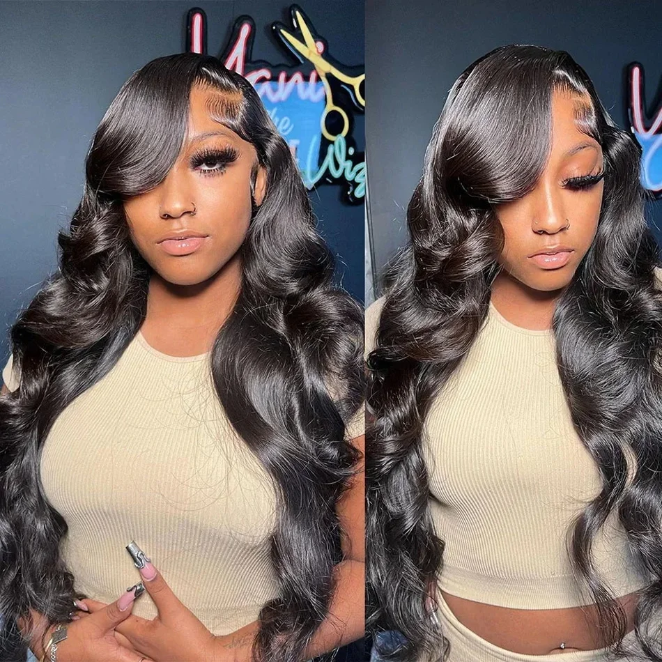 

HD Transparent 13x4 13x6 Body Wave Lace Front Human Hair Wigs 4x4 5x5 Closure Glueless Wig Ready To Wear 360 Lace Frontal Wig