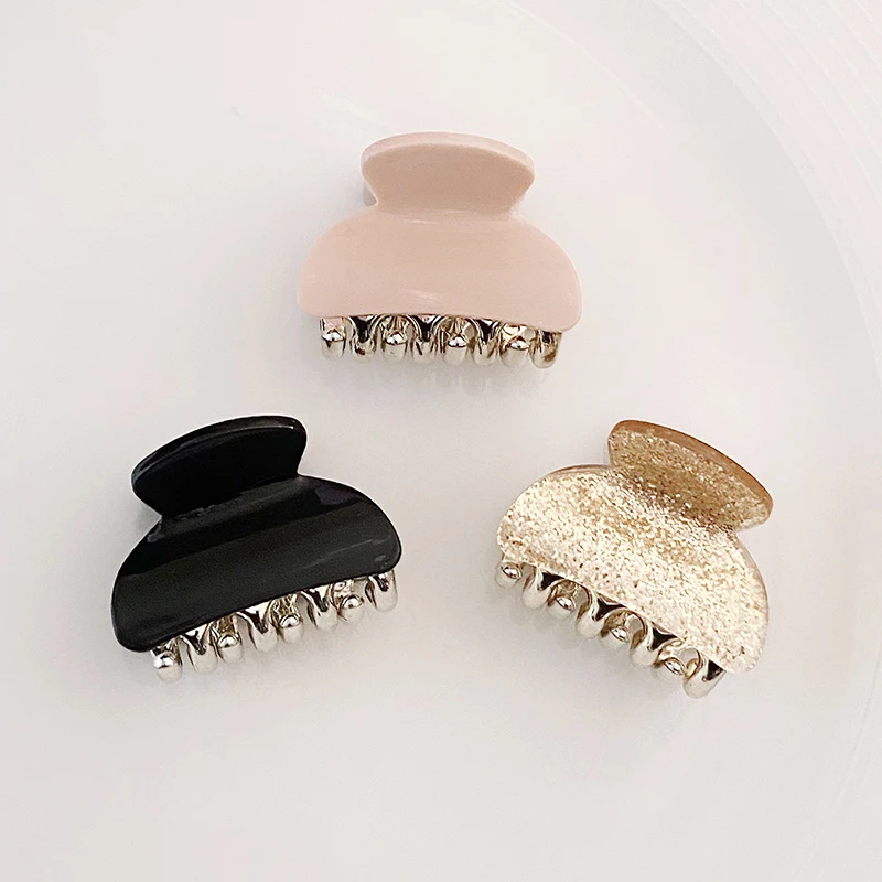 3 teile/satz Haar Klaue Clips Kleine Größe Leopard Print Acryl Shark Clip Einfache Elegante Haarnadel Haar Clips Frauen Haar Zubehör – Detail 6