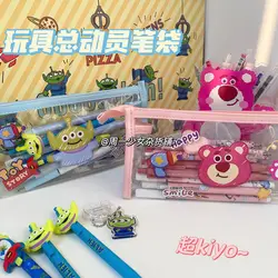 Disney trasparente Toy Story Pencil Bag 2022 nuovo popolare studente cancelleria giapponese astuccio per matite di alto valore borsa per cosmetici carina